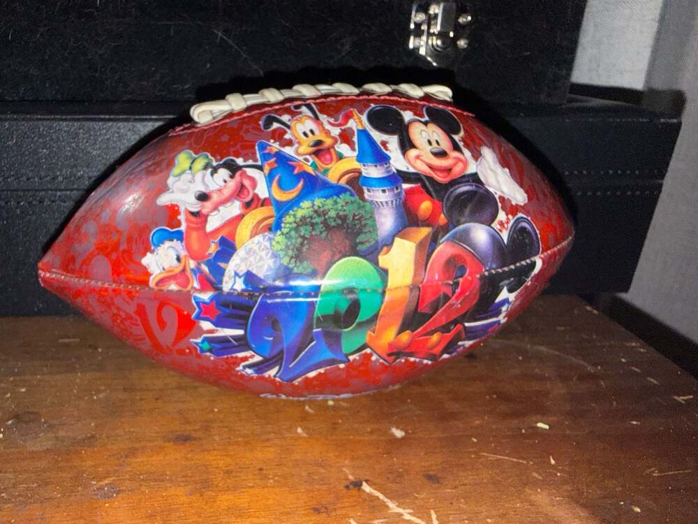 Walt Disney World 2012 Mickey and Friends Collectible Mini Football